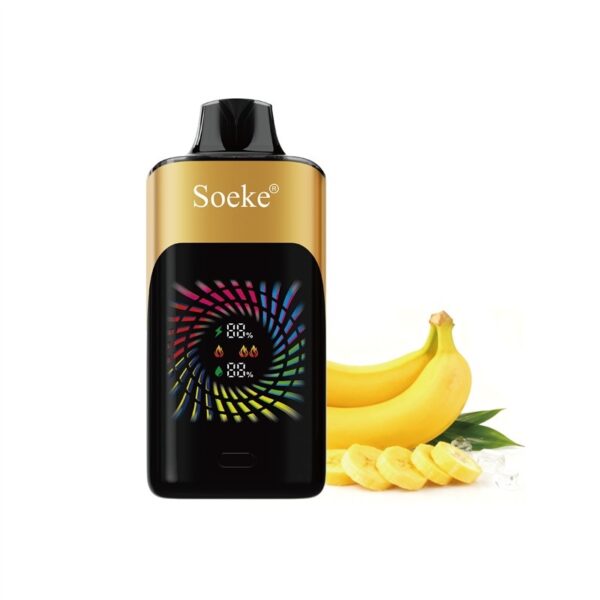 Soeke S9 28000 Puffs- 5 Packs - banana ice