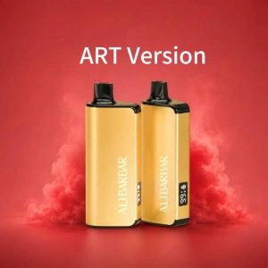 Alibarbar ingot 9000 puffs - ART version - Peach ice