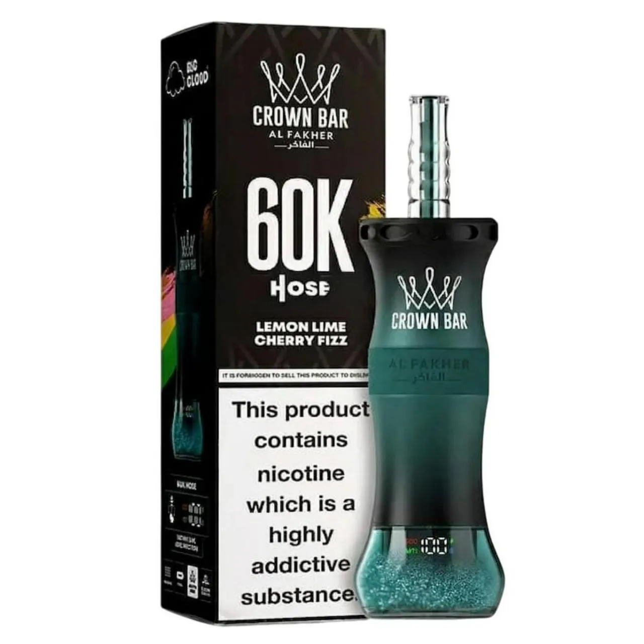 Al Fakher Crown Bar E Hose X 60k Puffs -10 packs (shipped from Overseas) 4