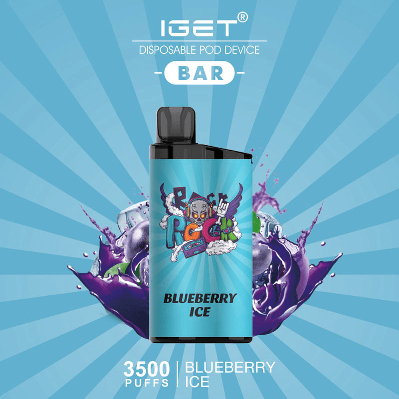IGET BAR BLUEBERRY ICE 3500 Puffs Disposable Vape 2