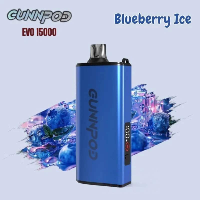 Gunnpod EVO 15k - 20 pack Multiple flavors - Blueberry Ice