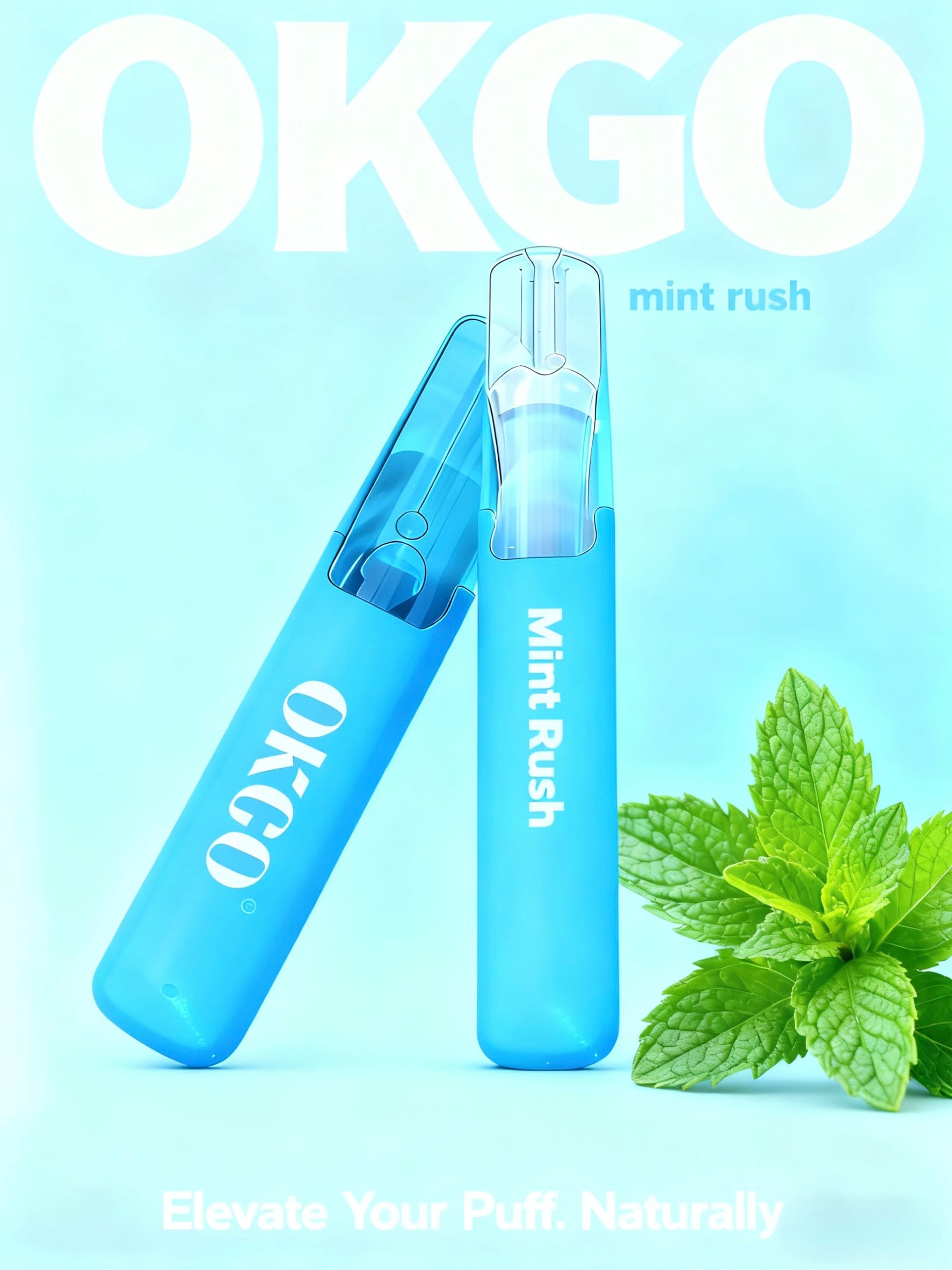 OKGO 6500 Puffs Mint rush -10 Pack - Mint rush