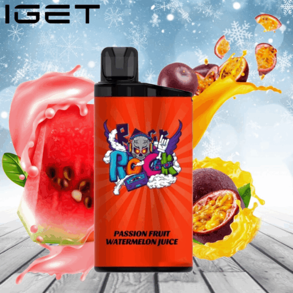 IGET BAR PASSIONFRUIT WATERMELON JUICE 3500 Puffs 2