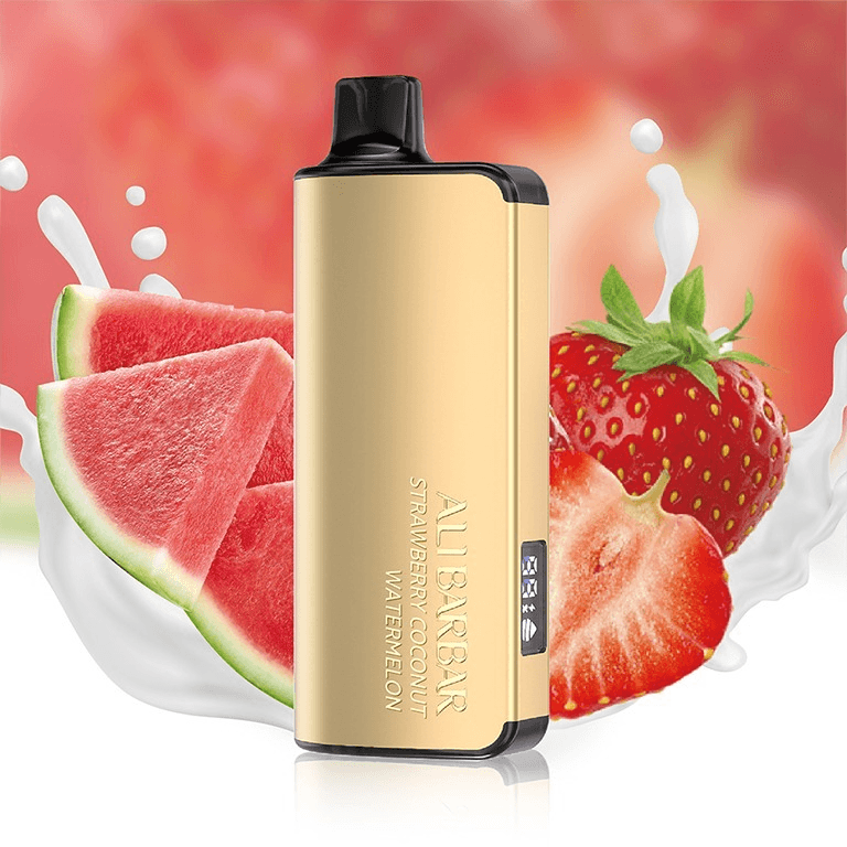 Alibarbar Ingot 9000 puffs-3 pack Multiple flavors-Japan - Strawberry Coconut Watermelon