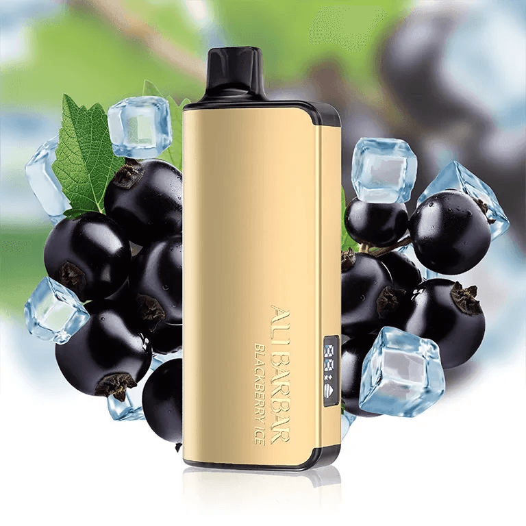 ALIBARBAR INGOT 9000 Puffs DTL Version - 3 Packs - Blackberry Ice