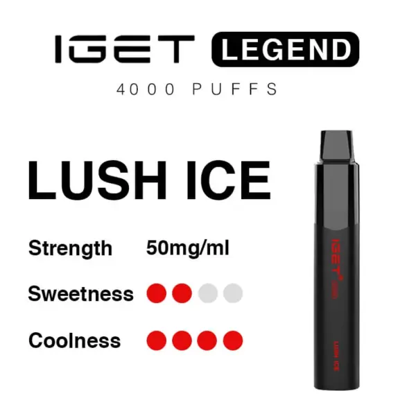 IGET Legend 4000 Puffs Lush Ice 2