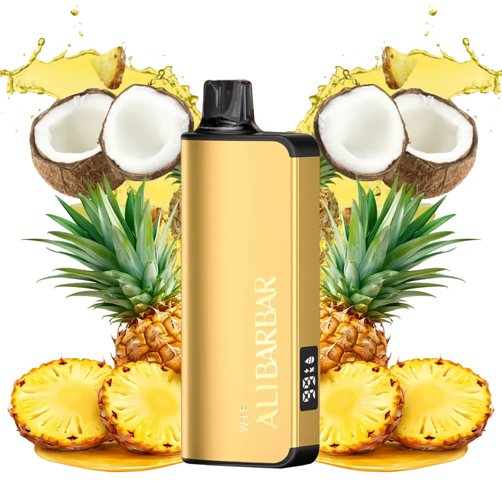 ALIBARBAR INGOT Pineapple Coconut 9000 Puffs 10 pack with goget discount code